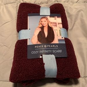 Burgundy Infinity scarf